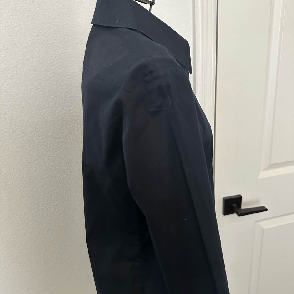 COS Midnight Blue Blouse Elegant and Structured